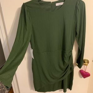 Ali & Jay green mini dress NWT XL